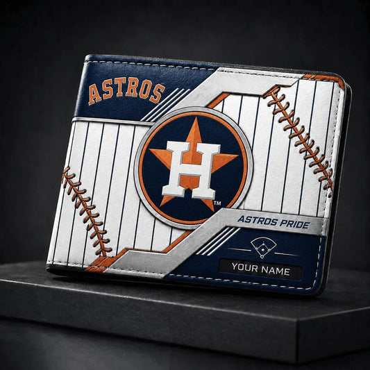 [HOMERUN DEAL] NEW CUSTOMIZED MLB10 HAS HOUSTON ASTROS LEATHER WALLET