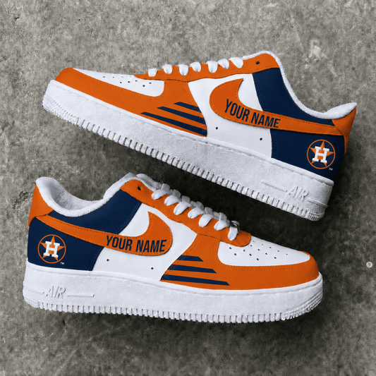 [HOMERUN DEAL] NEW CUSTOMIZED MLB10 HAS HOUSTON ASTROS AF1 SHOES
