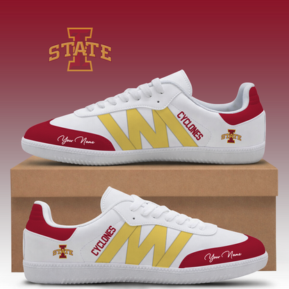 [SLAM DUNK DEAL] NEW CUSTOMIZED NCAA MAM10 ISC IOWA STATE CYCLONES CLASSIC SNEAKERS