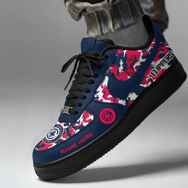 [SLAM DUNK DEAL] NEW CUSTOMIZED NBA10 LCL LOS ANGELES CLIPPERS AF1 SHOES