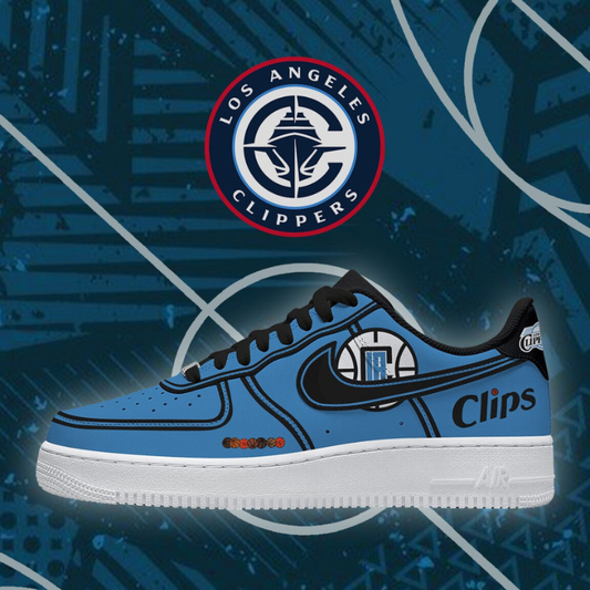 [SLAM DUNK DEAL] NEW CUSTOMIZED NBA10 LCL LOS ANGELES CLIPPERS AF1 SHOES