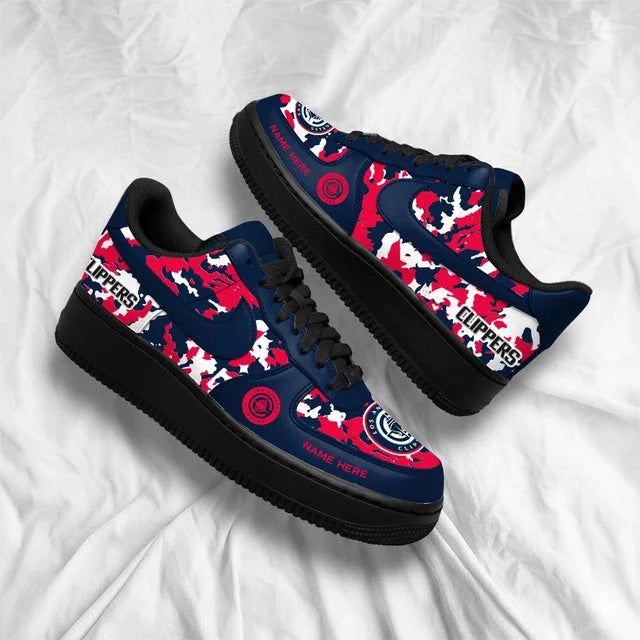 [SLAM DUNK DEAL] NEW CUSTOMIZED NBA10 LCL LOS ANGELES CLIPPERS AF1 SHOES