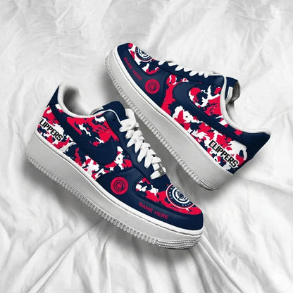 [SLAM DUNK DEAL] NEW CUSTOMIZED NBA10 LCL LOS ANGELES CLIPPERS AF1 SHOES