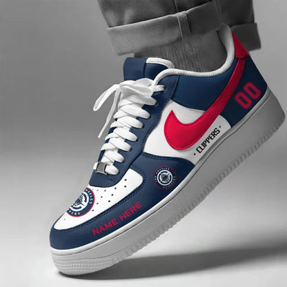 [SLAM DUNK DEAL] NEW CUSTOMIZED NBA10 LCL LOS ANGELES CLIPPERS AF1 SHOES