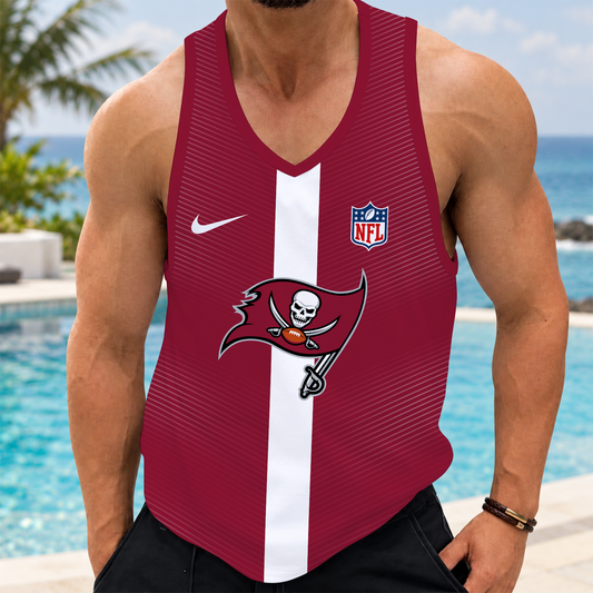 [TOUCHDOWN DEAL] NEW CUSTOMIZED NFL10 TBB TAMPA BAY BUCCANEERS UNISEX TANK TOP