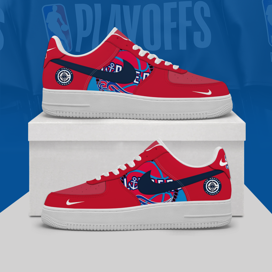 [SLAM DUNK DEAL] NEW CUSTOMIZED NBA10 LCL LOS ANGELES CLIPPERS AF1 SHOES