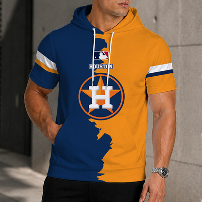 [HOMERUN DEAL] NEW CUSTOMIZED MLB10 HAS HOUSTON ASTROS SHORT SLEEVE HOODIE