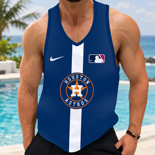 [HOMERUN DEAL] NEW CUSTOMIZED MLB10 HAS HOUSTON ASTROS UNISEX TANK TOP