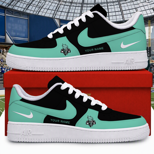 [HOOPS SPECIAL] NEW CUSTOMIZED WNBA10 NYL NEW YORK LIBERTY AF1 SNEAKERS