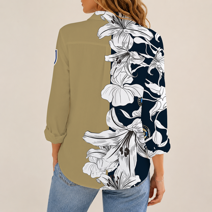 [GOAL DEAL] NEW CUSTOMIZED MLS10 PPF PHILADELPHIA UNION WOMEN CASUAL SHIRT