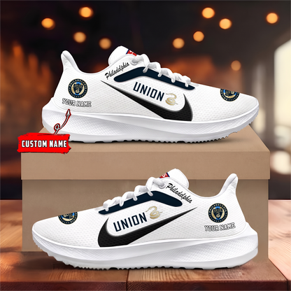 [GOAL DEAL] NEW CUSTOMIZED MLS10 PPF PHILADELPHIA UNION ROAD RUNNING SHOES