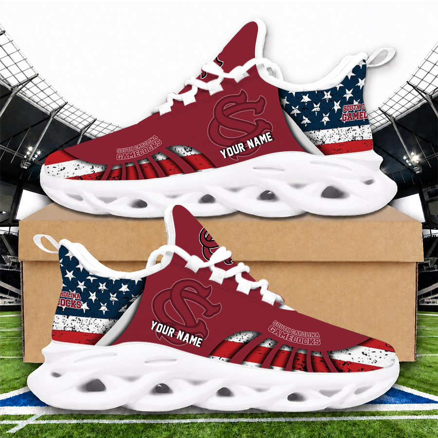 [HOMERUN DEAL] NEW CUSTOMIZED NCAA CWS10 SCG SOUTH CAROLINA GAMECOCKS UNISEX CLUNKY SNEAKERS