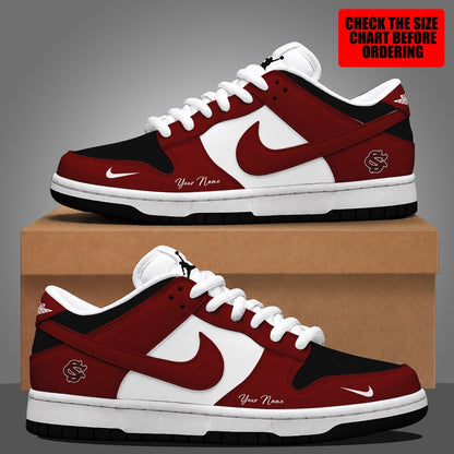 [HOMERUN DEAL] NEW CUSTOMIZED NCAA CWS10 SCG SOUTH CAROLINA GAMECOCKS DUNK LOW SHOES