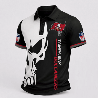 [TOUCHDOWN DEAL] NEW CUSTOMIZED NFL10 TBB TAMPA BAY BUCCANEERS POLO SHIRT