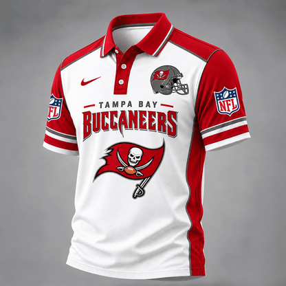 [TOUCHDOWN DEAL] NEW CUSTOMIZED NFL10 TBB THE BUCCANEERS POLO SHIRT