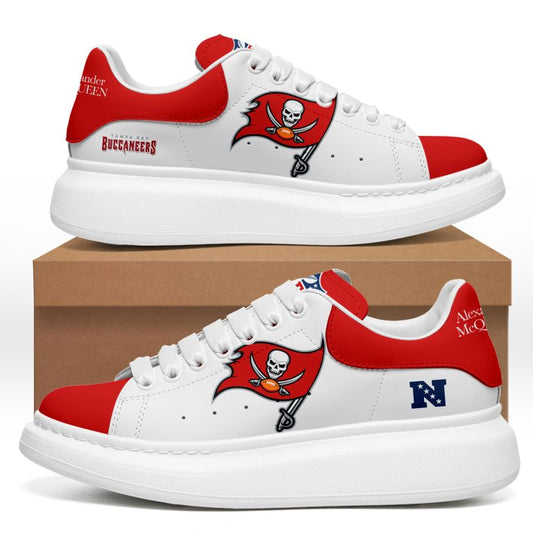 [TOUCHDOWN DEAL] NEW CUSTOMIZED NFL10 TBB TAMPA BAY BUCCANEERS MCQUEEN SHOES