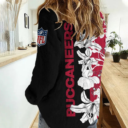 [TOUCHDOWN DEAL] NEW CUSTOMIZED NFL10 TBB TAMPA BAY BUCCANEERS WOMEN CASUAL SHIRT FOR FAN