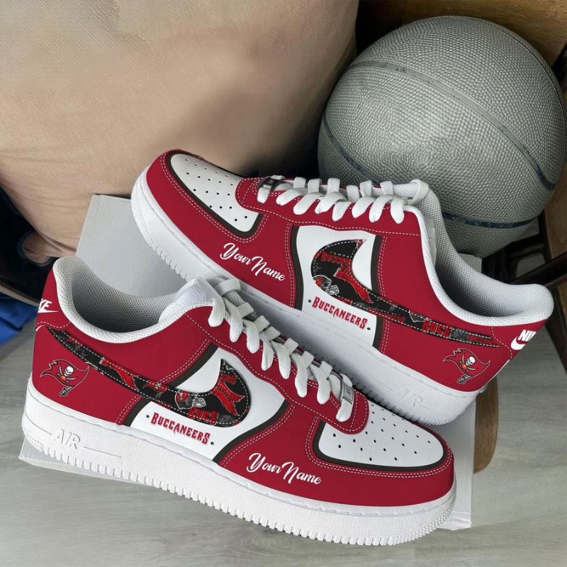 [TOUCHDOWN DEAL] NEW CUSTOMIZED NFL10 TBB TAMPA BAY BUCCANEERS AF1 SNEAKERS