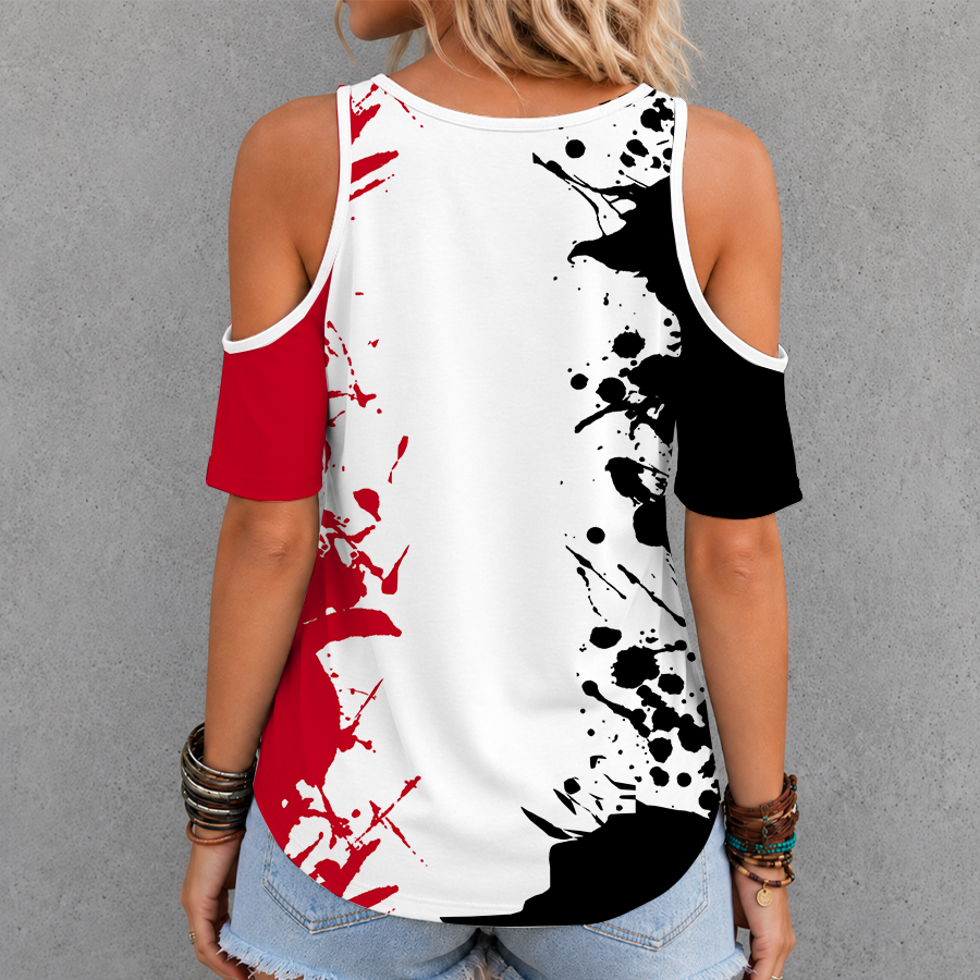 [TOUCHDOWN DEAL]NEW CUSTOMIZED NCAA FBS10 ULC LOUISVILLE CARDINALS CRISS CROSS V-NECK TOP