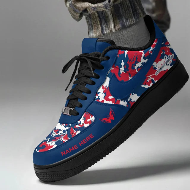 [PUCK DROP DEAL] NEW CUSTOMIZED NHL10 WCP WASHINGTON CAPITALS AF1 SHOES