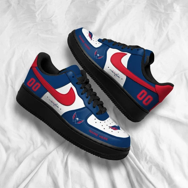 [PUCK DROP DEAL] NEW CUSTOMIZED NHL10 WCP WASHINGTON CAPITALS AF1 SHOES