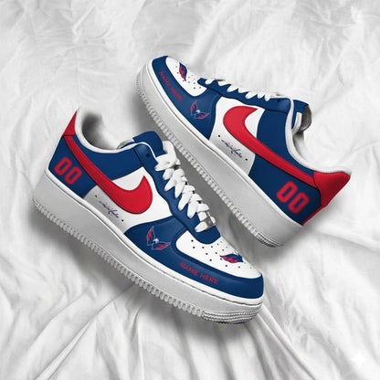 [PUCK DROP DEAL] NEW CUSTOMIZED NHL10 WCP WASHINGTON CAPITALS AF1 SHOES