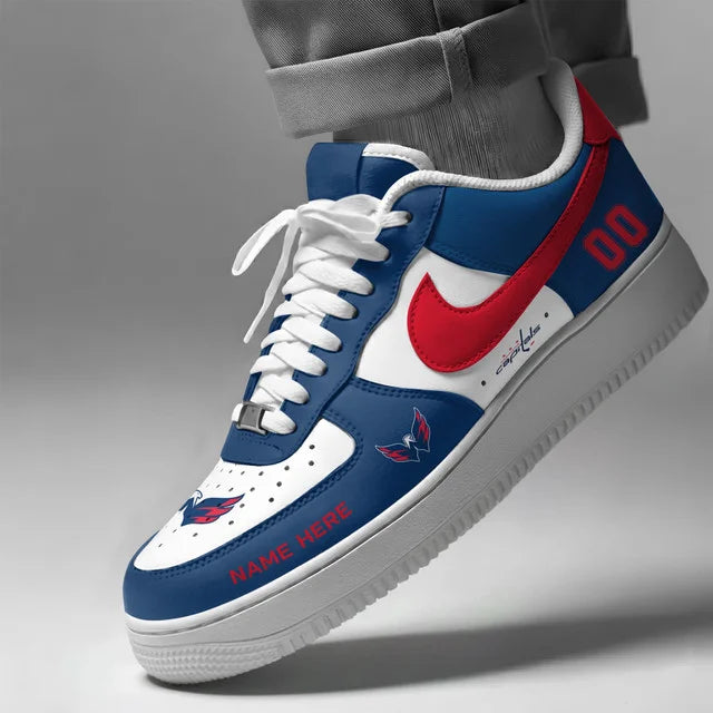[PUCK DROP DEAL] NEW CUSTOMIZED NHL10 WCP WASHINGTON CAPITALS AF1 SHOES