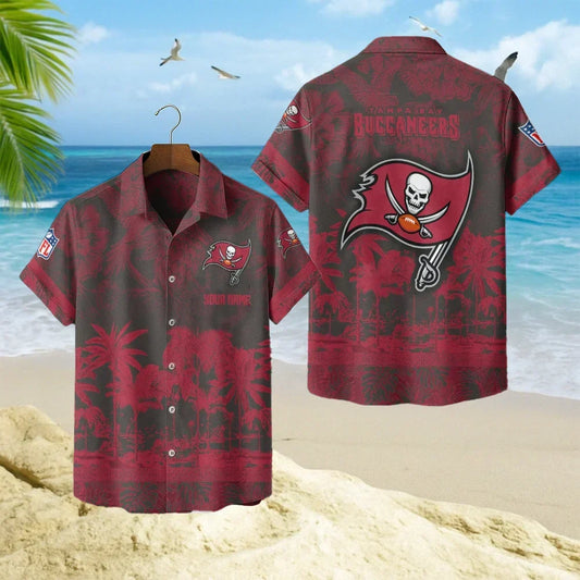 [TOUCHDOWN DEAL] NEW CUSTOMIZED NFL10 TBB TAMPA BAY BUCCANEERS UNISEX HAWAIIAN SHIRT