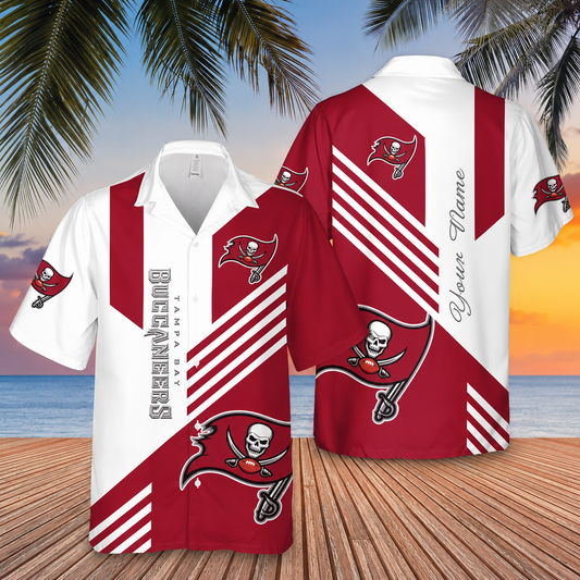 [TOUCHDOWN DEAL] NEW CUSTOMIZED NFL10 TBB TAMPA BAY BUCCANEERS UNISEX HAWAIIAN SHIRT
