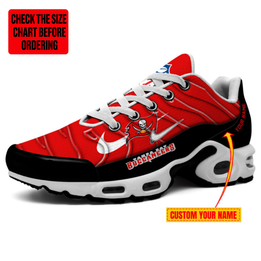 [TOUCHDOWN DEAL] NEW CUSTOMIZED NFL10 TBB TAMPA BAY BUCCANEERS AIR MAX PLUS SNEAKERS