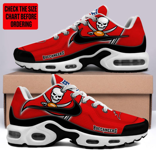 [TOUCHDOWN DEAL] NEW CUSTOMIZED NFL10 TBB TAMPA BAY BUCCANEERS AIR MAX PLUS SNEAKERS