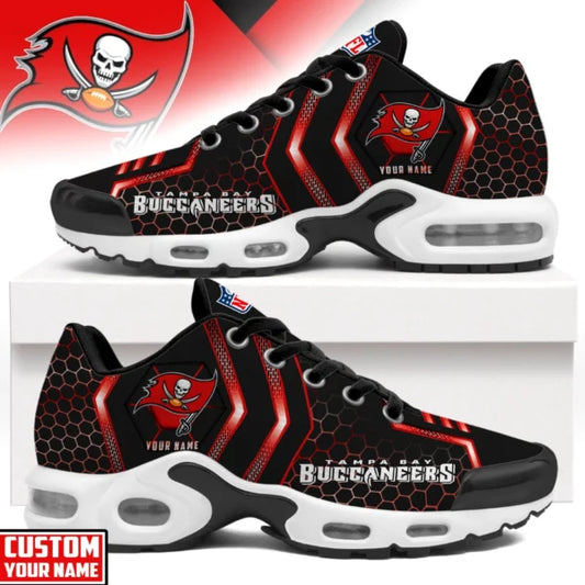 [TOUCHDOWN DEAL] NEW CUSTOMIZED NFL10 TBB TAMPA BAY BUCCANEERS AIR MAX PLUS SNEAKERS
