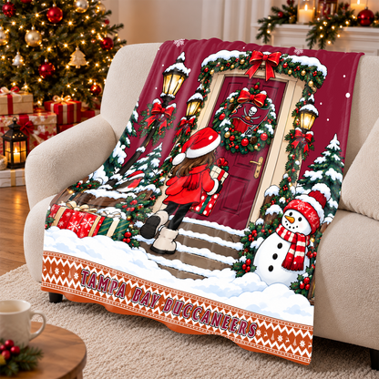 [TOUCHDOWN DEAL] NEW CUSTOMIZED NFL10 TBB THE BUCCANEERS FLEECE BLANKET