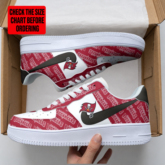 [TOUCHDOWN DEAL] NEW CUSTOMIZED NFL10 TBB TAMPA BAY BUCCANEERS AF1 SHOES