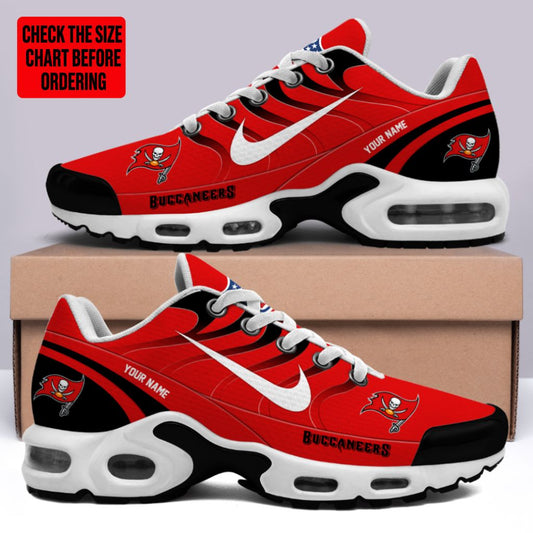 [TOUCHDOWN DEAL] NEW CUSTOMIZED NFL10 TBB TAMPA BAY BUCCANEERS AIR MAX PLUS SNEAKERS