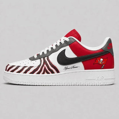 [TOUCHDOWN DEAL] NEW CUSTOMIZED NFL10 TBB TAMPA BAY BUCCANEERS AF1 SHOES