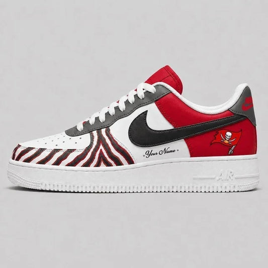 [TOUCHDOWN DEAL] NEW CUSTOMIZED NFL10 TBB TAMPA BAY BUCCANEERS AF1 SHOES