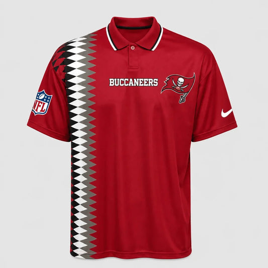 [TOUCHDOWN DEAL] NEW CUSTOMIZED NFL10 TBB TAMPA BAY BUCCANEERS POLO SHIRT