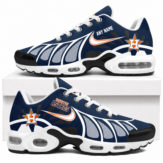 [HOMERUN DEAL] NEW CUSTOMIZED MLB10 HAS HOUSTON ASTROS AIR MAX PLUS SNEAKERS