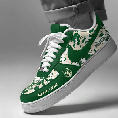 [SLAM DUNK DEAL] NEW CUSTOMIZED NBA11 MBU MILWAUKEE BUCKS AF1 SHOES