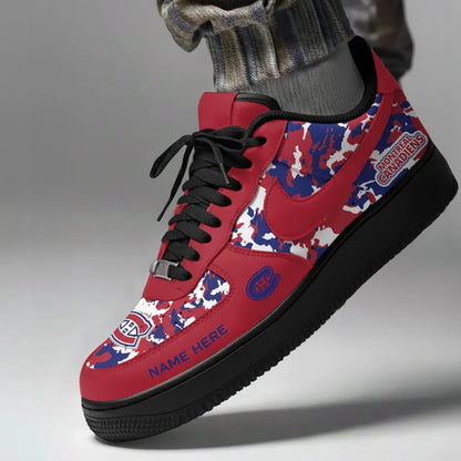 [PUCK DROP DEAL] NEW CUSTOMIZED NHL11 MCD MONTREAL CANADIENS AF1 SHOES
