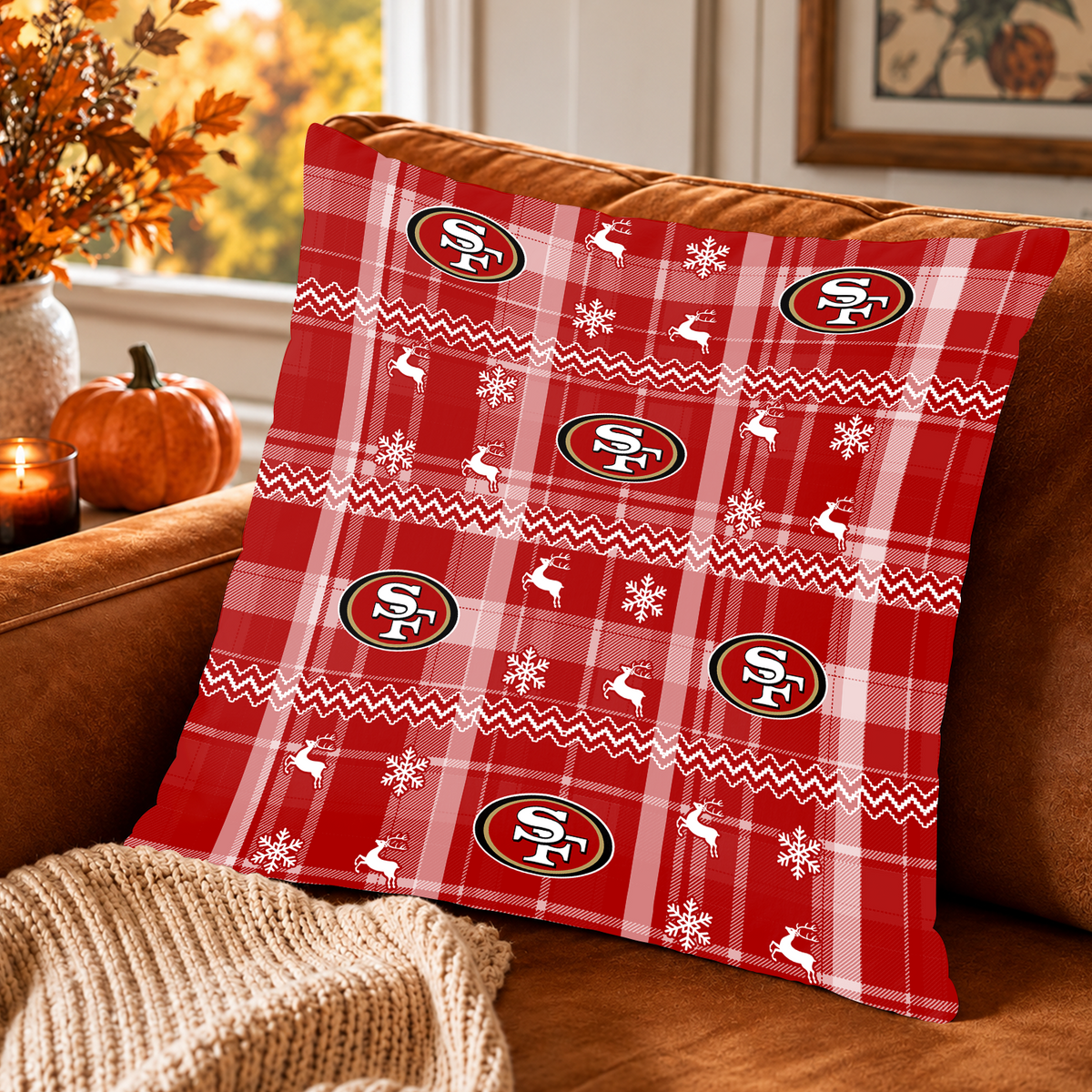 [TOUCHDOWN DEAL] NEW CUSTOMIZED NFL11 SF49 THE 49ERS ENVELOPE PILLOW CASE