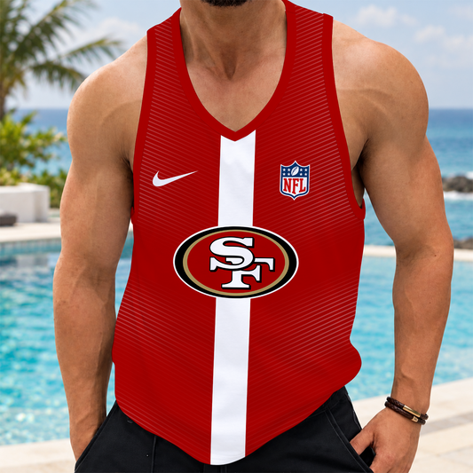 [TOUCHDOWN DEAL] NEW CUSTOMIZED NFL11 SF49 SAN FRANCISCO 49ERS UNISEX TANK TOP