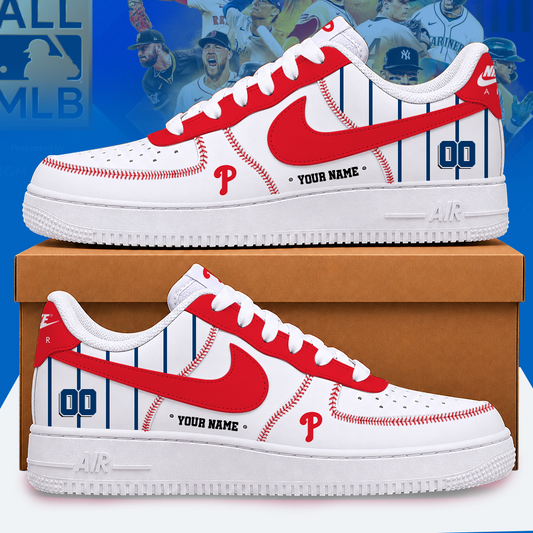 [HOMERUN DEAL] NEW CUSTOMIZED MLB11 PPS PHILADELPHIA PHILLIES AF1 SHOES