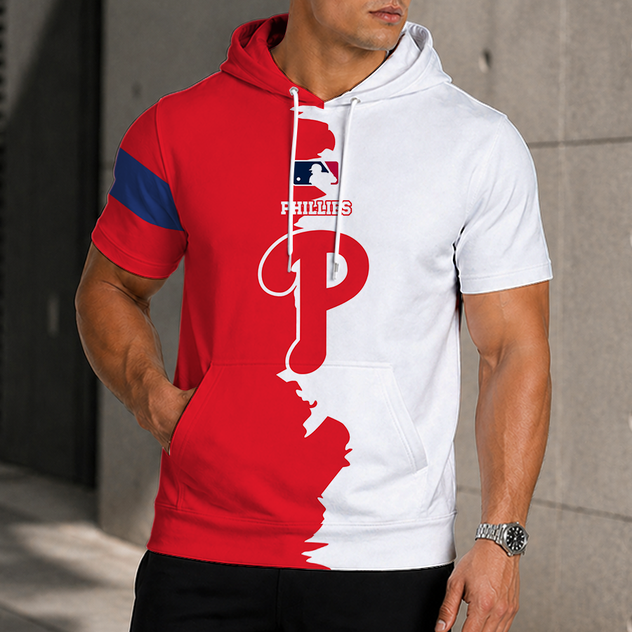 [HOMERUN DEAL] NEW CUSTOMIZED MLB11 PPS PHILADELPHIA PHILLIES SHORT SLEEVE HOODIE