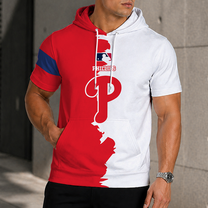 [HOMERUN DEAL] NEW CUSTOMIZED MLB11 PPS PHILADELPHIA PHILLIES SHORT SLEEVE HOODIE