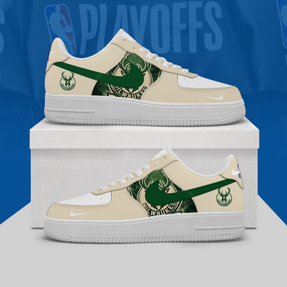 [SLAM DUNK DEAL] NEW CUSTOMIZED NBA11 MBU MILWAUKEE BUCKS AF1 SHOES