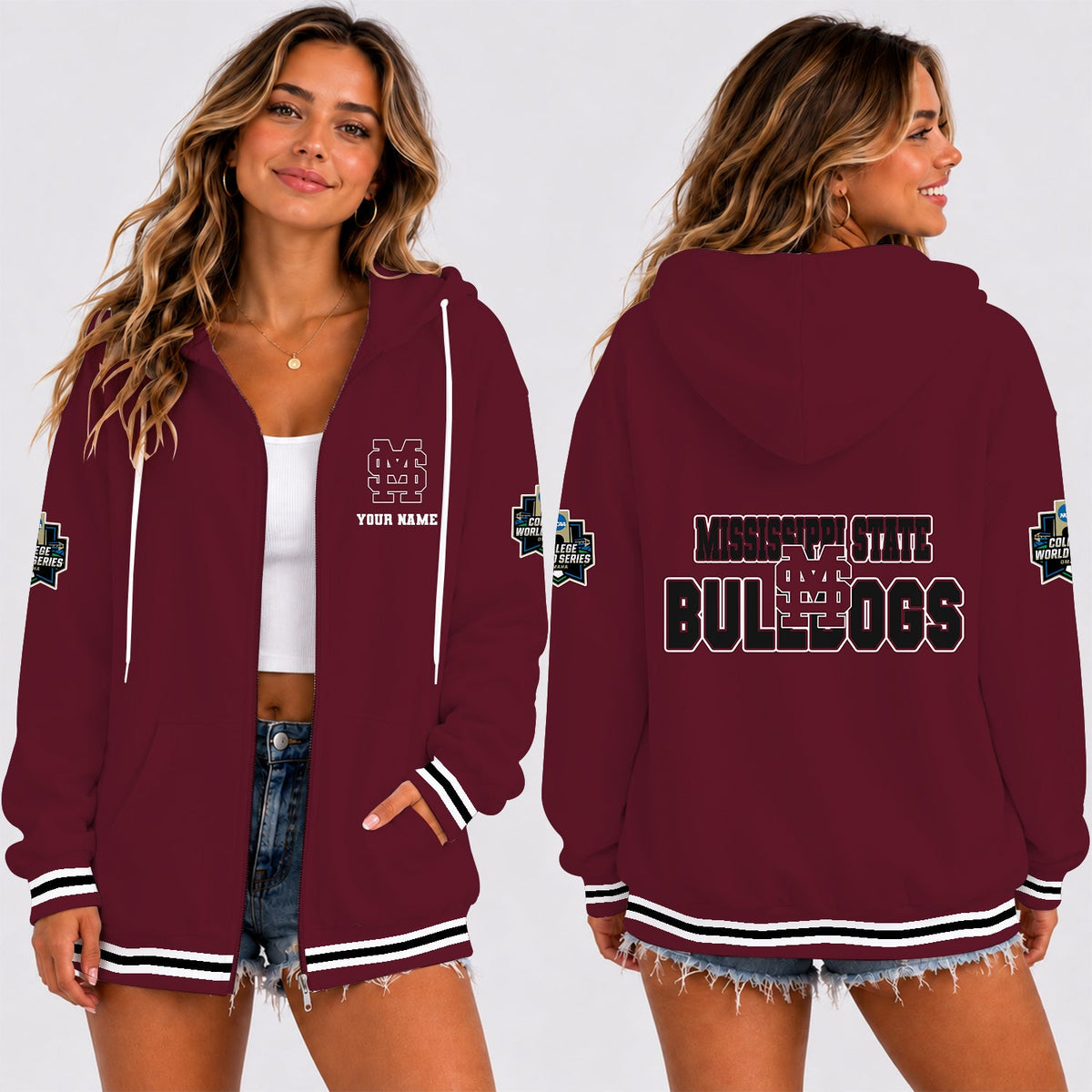 [HOMERUN DEAL] NEW CUSTOMIZED NCAA CWS11 MSB MISSISSIPPI STATE BULLDOGS T-SHIRT, HOODIE, ZIP HOODIE