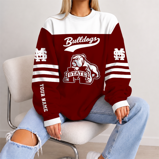 [HOMERUN DEAL] NEW CUSTOMIZED NCAA CWS11 MSB MISSISSIPPI STATE BULLDOGS UNISEX SWEATSHIRT