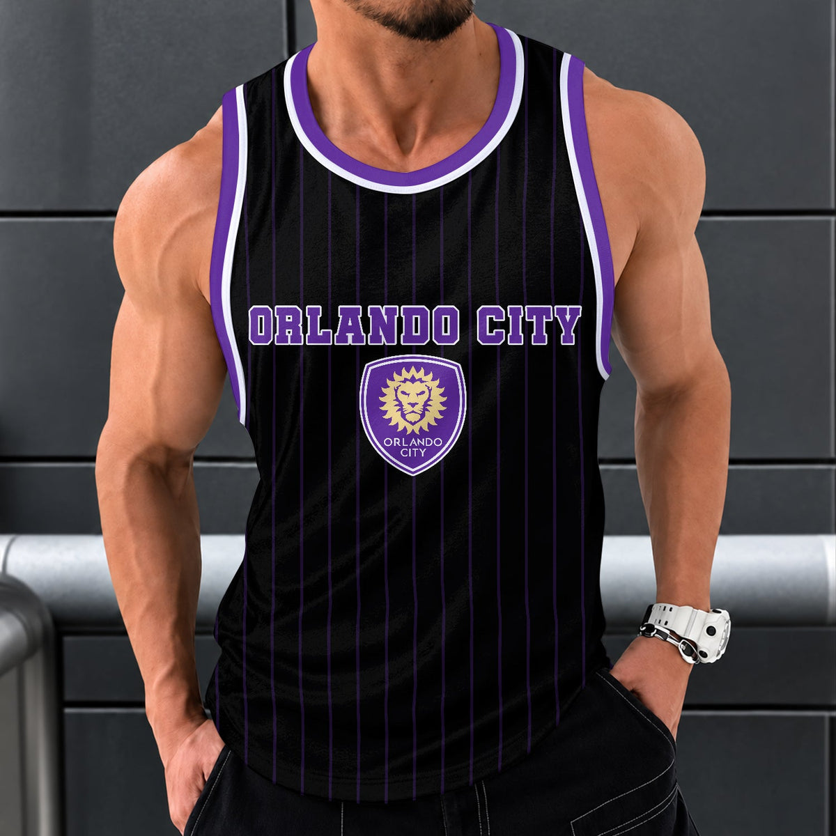 [GOAL DEAL] NEW CUSTOMIZED MLS11 OCS ORLANDO CITY SC UNISEX TANK TOP